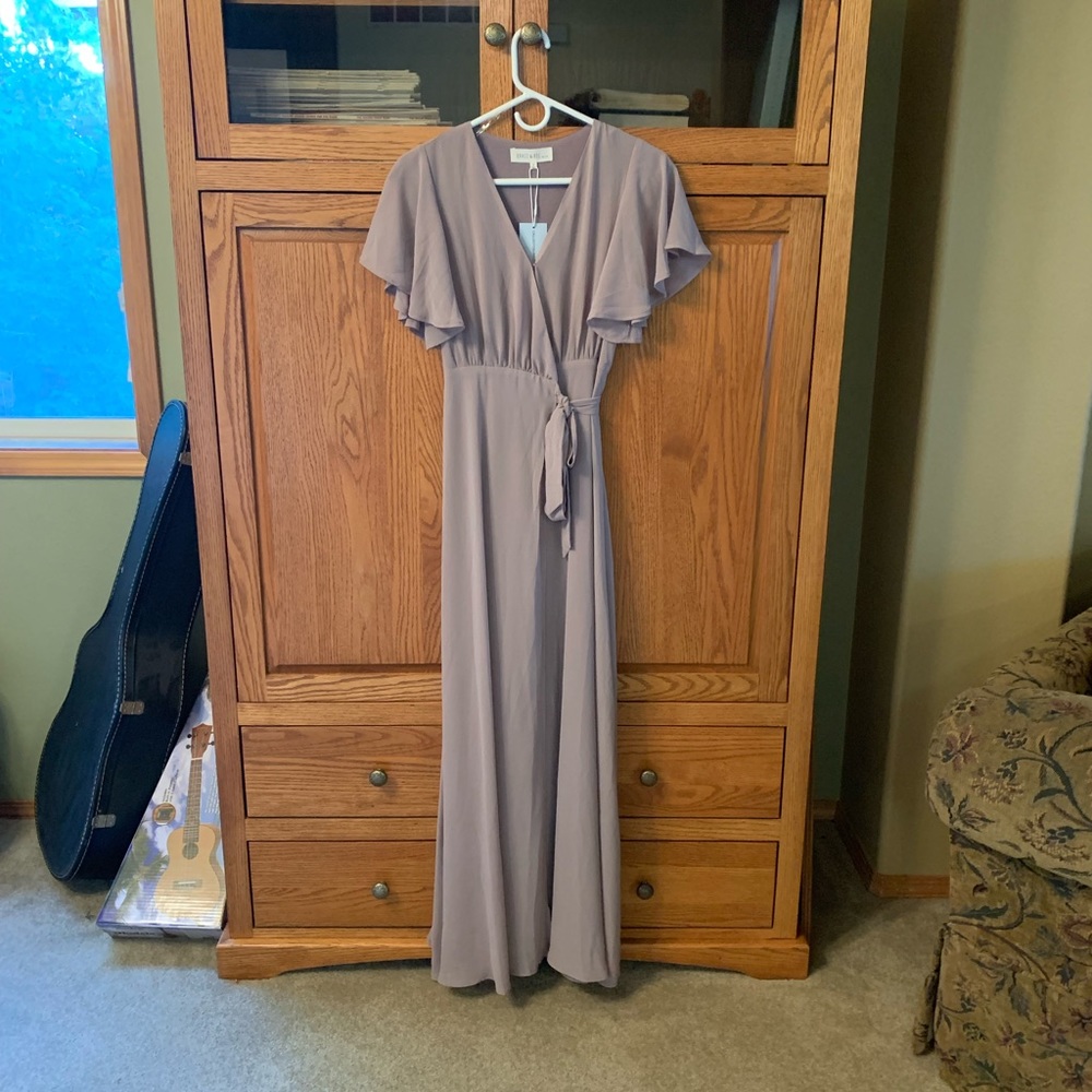 NWT Lavender Maxi Dress (Wrap)